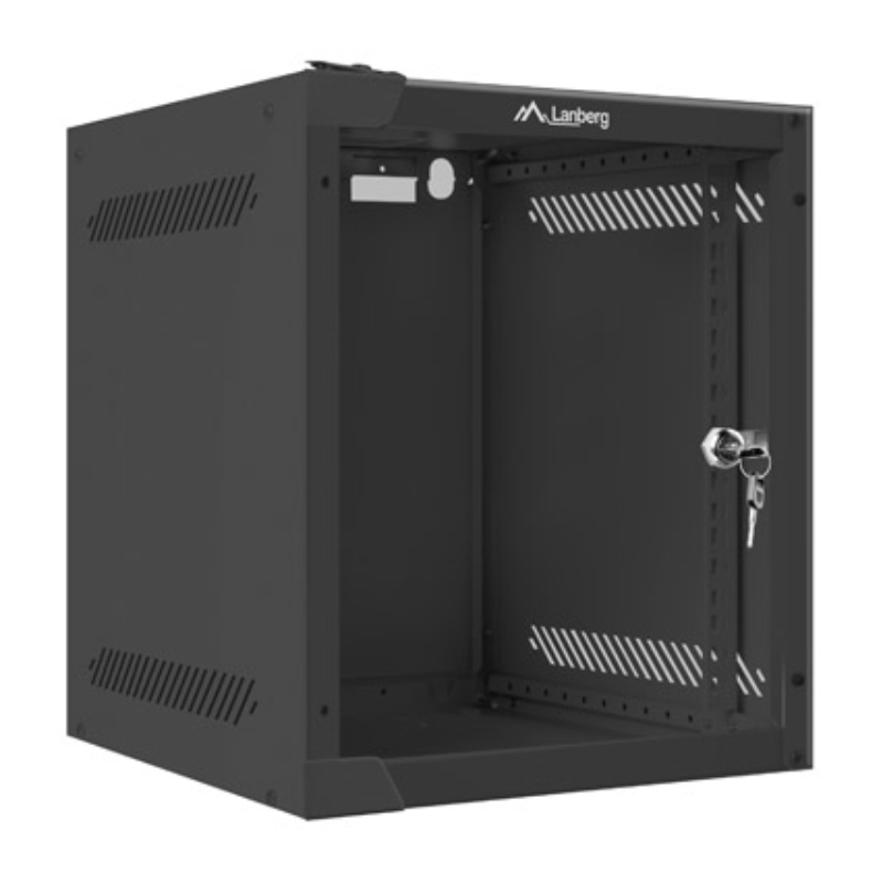 Lanberg WF10-2306-10B armario rack 6U Bastidor de pared Negro