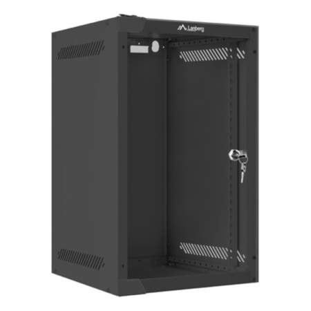 Lanberg WF10-2309-10B armario rack 9U Bastidor de pared Negro