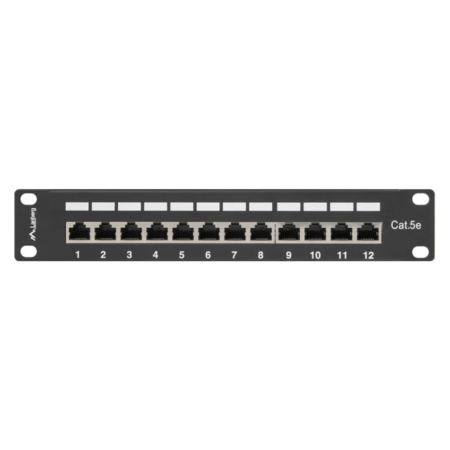 Lanberg PPF5-9012-B panel de parcheo 1U