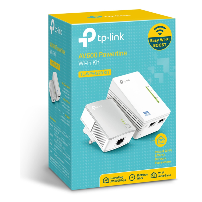 TP-Link TL-WPA4220 KIT 600 Mbit/s Ethernet Wifi Blanco 2 pieza(s)