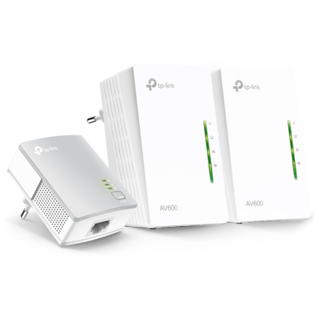 TP-Link TL-WPA4220T KIT adaptador de red PowerLine 300 Mbit/s Ethernet Wifi Blanco 3 pieza(s)