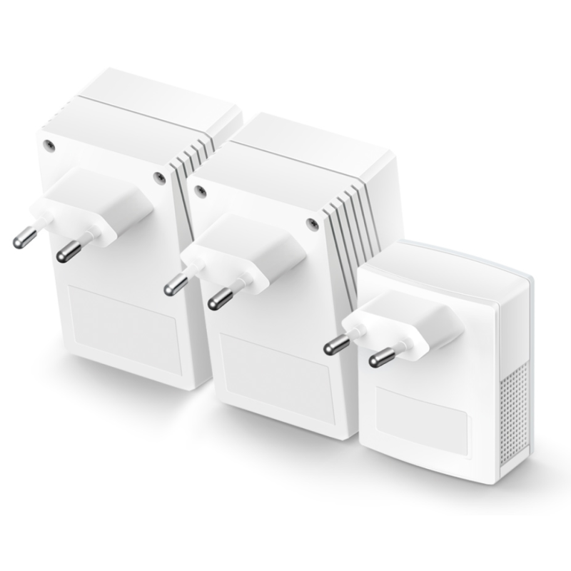 TP-Link TL-WPA4220T KIT adaptador de red PowerLine 300 Mbit/s Ethernet Wifi Blanco 3 pieza(s)