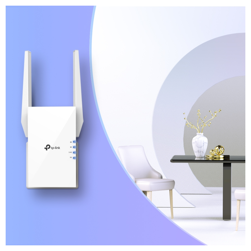 TP-Link RE505X ampliador de red Transmisor y receptor de red Blanco 10, 100, 1000 Mbit/s