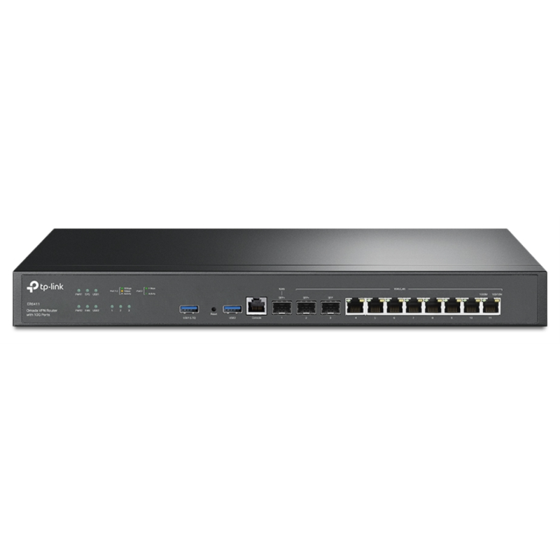 TP-Link Omada ER8411 router Gigabit Ethernet Negro