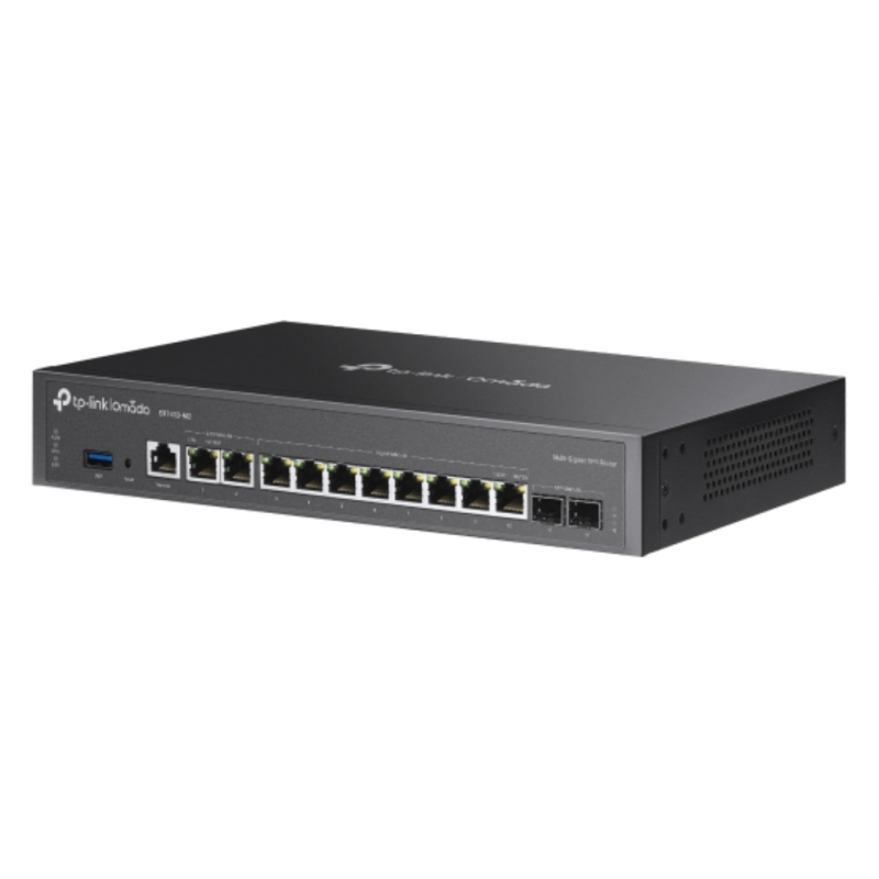TP-Link Omada ER7412-M2 router 2.5 Gigabit Ethernet, Gigabit Ethernet Negro