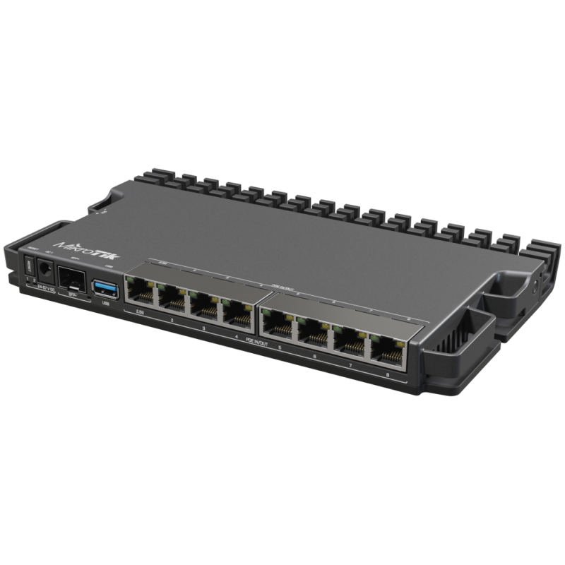 Mikrotik RB5009UG+S+IN router 2.5 Gigabit Ethernet Negro