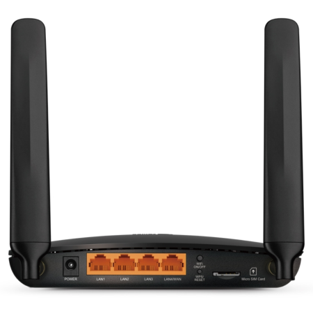 TP-Link Archer MR200 router inalámbrico Ethernet rápido Doble banda (2,4 GHz / 5 GHz) 4G Negro
