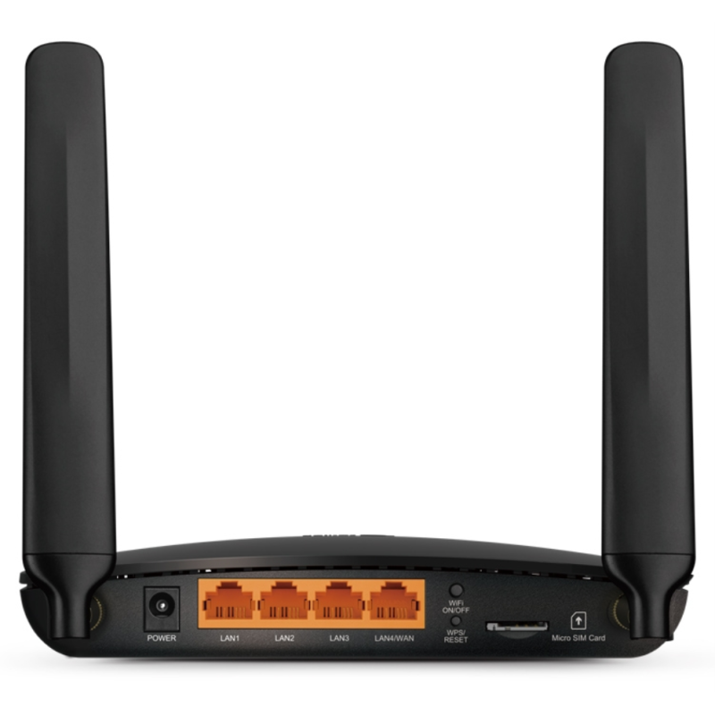 TP-Link Archer MR200 router inalámbrico Ethernet rápido Doble banda (2,4 GHz / 5 GHz) 4G Negro