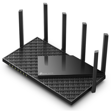 TP-Link Archer AX5400 router inalámbrico Gigabit Ethernet Tribanda (2.4 GHz / 5 GHz / 6 GHz) Negro