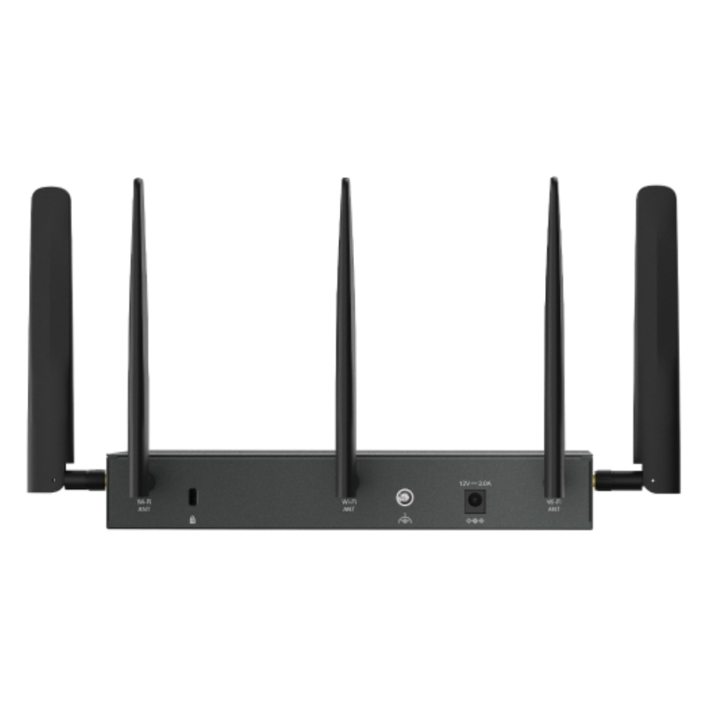 TP-Link Omada ER706W-4G router inalámbrico Gigabit Ethernet Doble banda (2,4 GHz / 5 GHz) Negro
