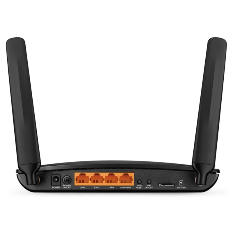 TP-Link Archer MR400 router inalámbrico Ethernet rápido Doble banda (2,4 GHz / 5 GHz) 4G Negro