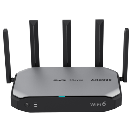Ruijie Networks RG-EG105GW-X router inalámbrico Gigabit Ethernet Doble banda (2,4 GHz / 5 GHz) Negro, Gris