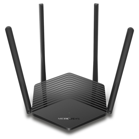 Mercusys MR60X router inalámbrico Gigabit Ethernet Doble banda (2,4 GHz / 5 GHz) Negro