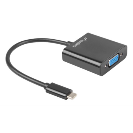 Lanberg AD-UC-VG-01 Adaptador gráfico USB 1920 x 1200 Pixeles Negro