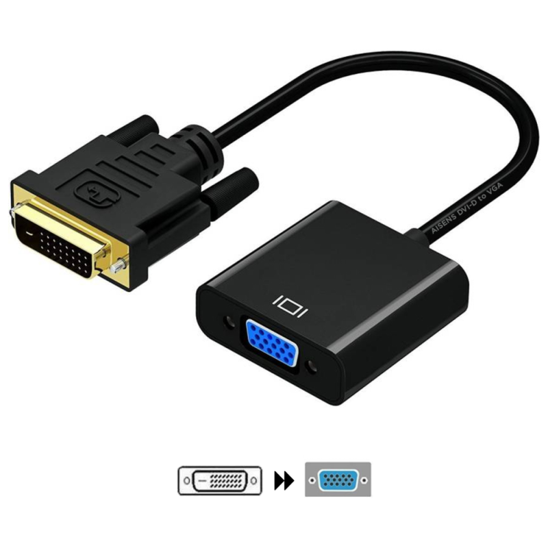 AISENS A147-0352 adaptador de cable de vídeo 0,1 m VGA (D-Sub)