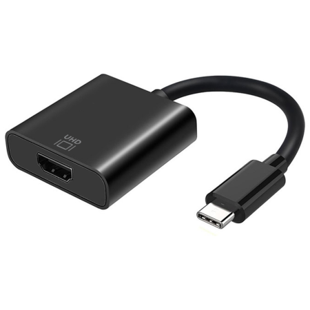 AISENS A109-0344 adaptador de cable de vídeo 0,15 m HDMI tipo A (Estándar) USB Tipo C