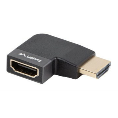 Lanberg AD-HDMI-10 adaptador de cable de vídeo HDMI tipo A (Estándar) Negro, Plata