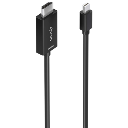 AISENS A125-0886 adaptador de cable de vídeo 1 m Mini DisplayPort HDMI tipo A (Estándar)
