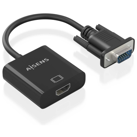 AISENS A115-0873 adaptador de cable de vídeo 0,2 m HDMI + 3.5mm + Micro-USB Type-B VGA (D-Sub)