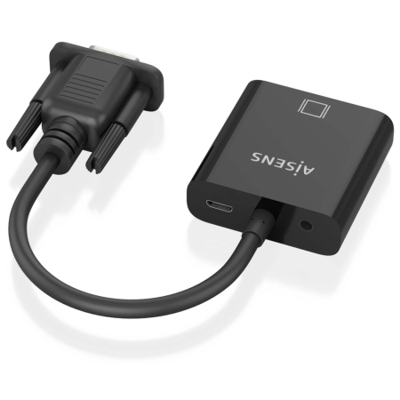 AISENS A115-0873 adaptador de cable de vídeo 0,2 m HDMI + 3.5mm + Micro-USB Type-B VGA (D-Sub)
