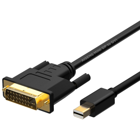 AISENS A125-0363 adaptador de cable de vídeo 2 m Mini DisplayPort DVI Negro