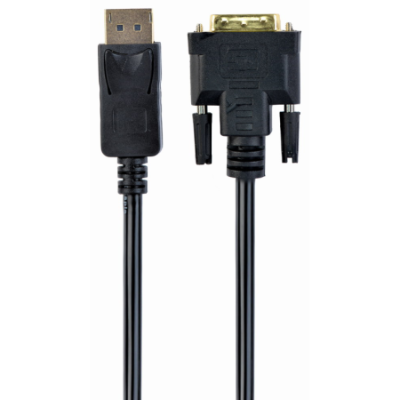 Gembird CC-DPM-DVIM-6 adaptador de cable de vídeo 1,8 m DisplayPort DVI Negro