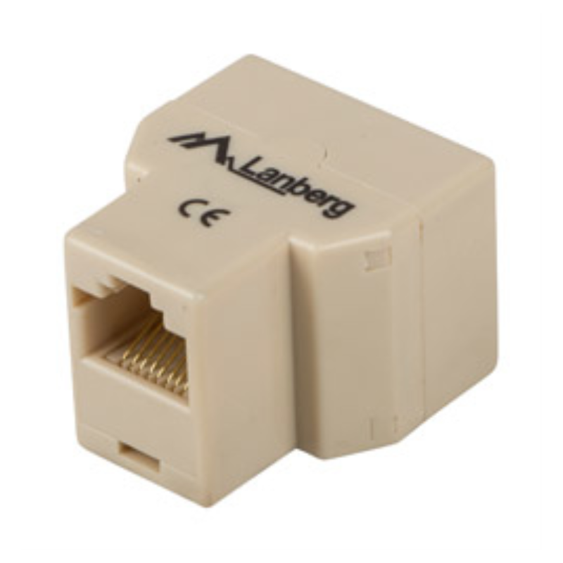 Lanberg AD-RJ45-2RJ45-OU divisor de red Beige
