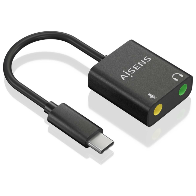 AISENS A109-0767 cambiador de género para cable 2x 3.5 mm