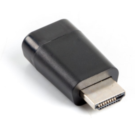 Lanberg AD-0016-BK cambiador de género para cable VGA HDMI Negro