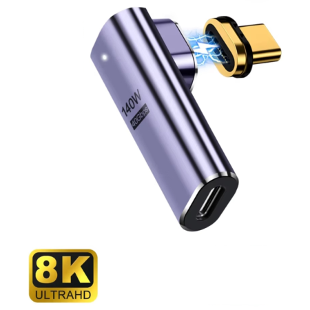 Ewent EC1049 cambiador de género para cable USB-C Púrpura