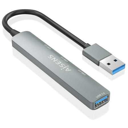 AISENS A106-0859 hub de interfaz USB 3.2 Gen 1 (3.1 Gen 1) Type-A 5000 Mbit/s