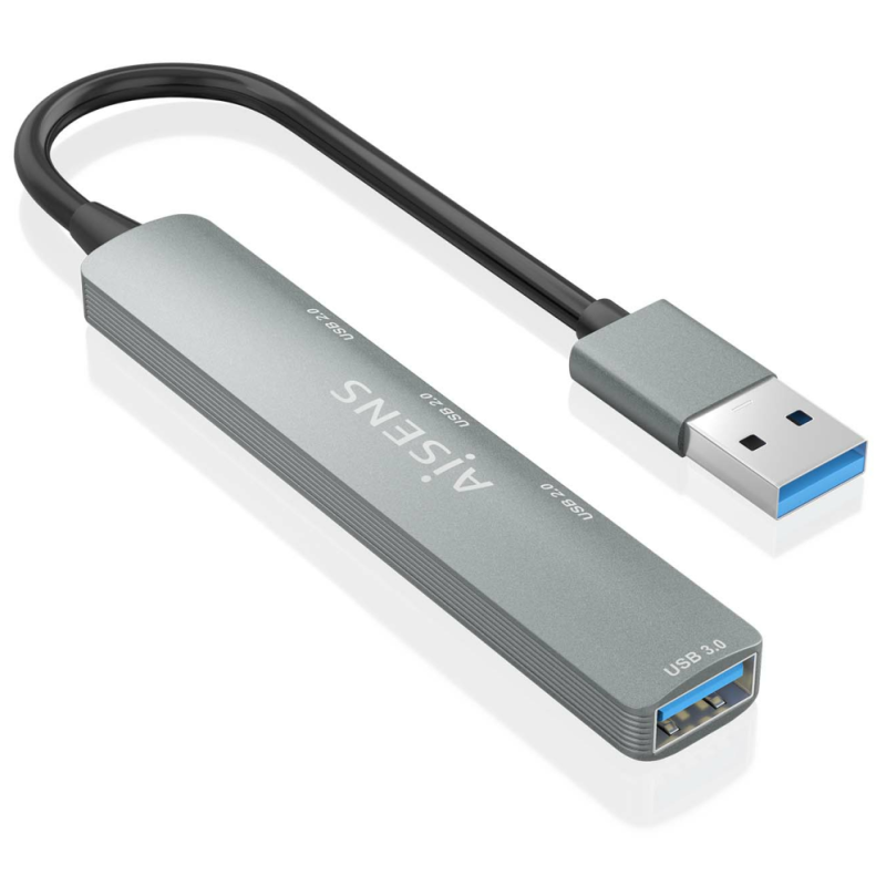 AISENS A106-0859 hub de interfaz USB 3.2 Gen 1 (3.1 Gen 1) Type-A 5000 Mbit/s