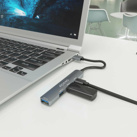 AISENS A106-0859 hub de interfaz USB 3.2 Gen 1 (3.1 Gen 1) Type-A 5000 Mbit/s