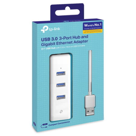 TP-Link UE330 USB 3.2 Gen 1 (3.1 Gen 1) Type-A 1000 Mbit/s Blanco