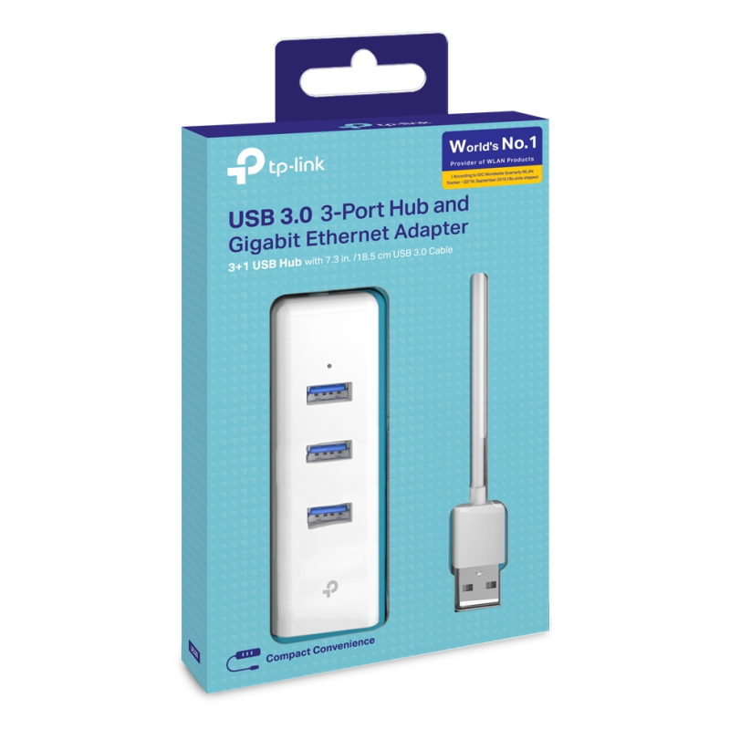 TP-Link UE330 USB 3.2 Gen 1 (3.1 Gen 1) Type-A 1000 Mbit/s Blanco