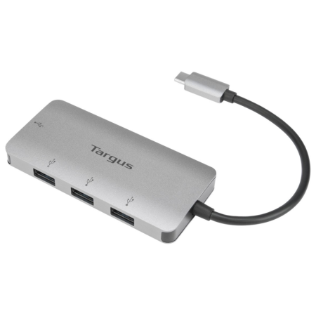 Targus ACH226EU hub de interfaz USB 3.2 Gen 1 (3.1 Gen 1) Type-C 5000 Mbit/s Plata