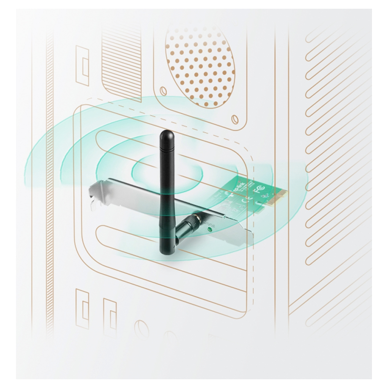 TP-Link TL-WN781ND adaptador y tarjeta de red Interno WLAN 150 Mbit/s