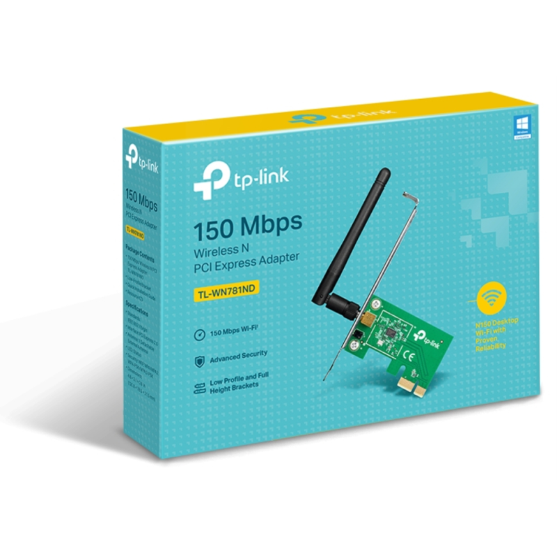 TP-Link TL-WN781ND adaptador y tarjeta de red Interno WLAN 150 Mbit/s
