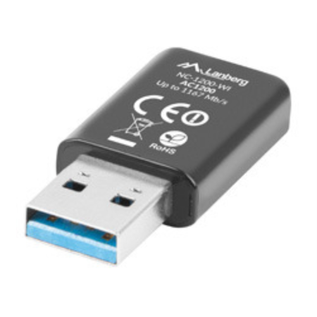 Lanberg NC-1200-WI adaptador y tarjeta de red WLAN 5000 Mbit/s