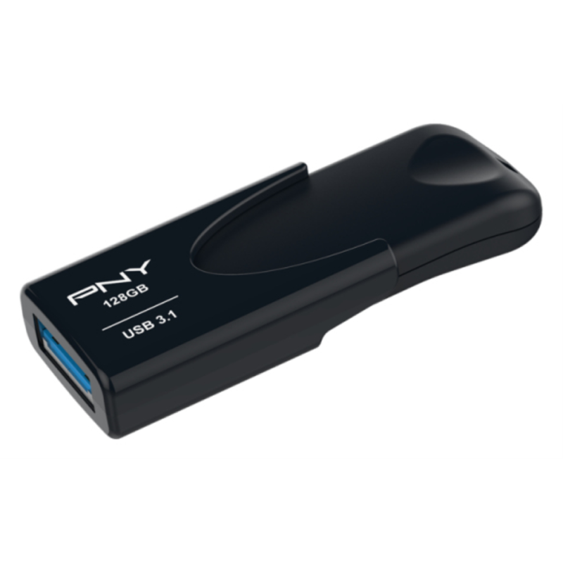 PNY Attache 4 unidad flash USB 128 GB USB tipo A 3.2 Gen 1 (3.1 Gen 1) Negro