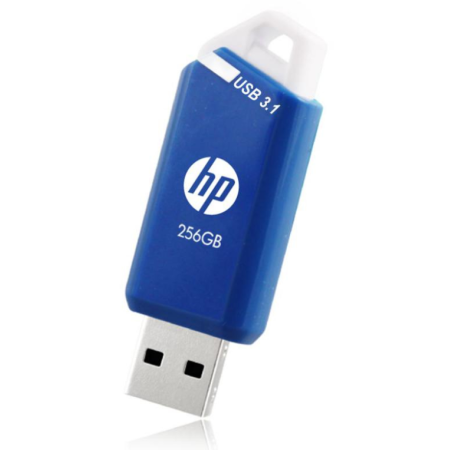 HP x755w unidad flash USB 256 GB USB tipo A 3.2 Gen 1 (3.1 Gen 1) Azul, Blanco