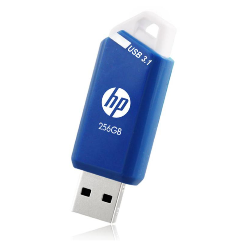 HP x755w unidad flash USB 256 GB USB tipo A 3.2 Gen 1 (3.1 Gen 1) Azul, Blanco