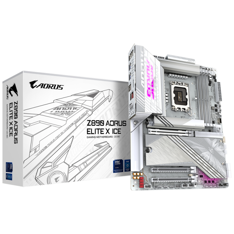 GIGABYTE Placa base Z890 AORUS ELITE X ICE