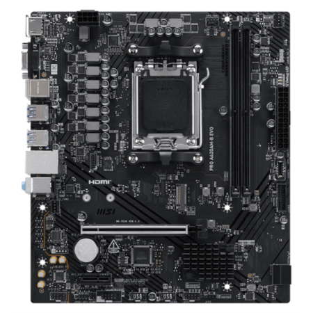 MSI PRO A620AM-B EVO AMD A620A Zócalo AM5 ATX