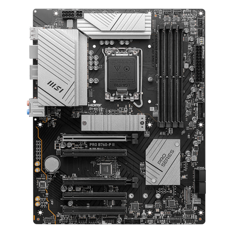 MSI PRO B760-P II placa base Intel B760 LGA 1700 ATX