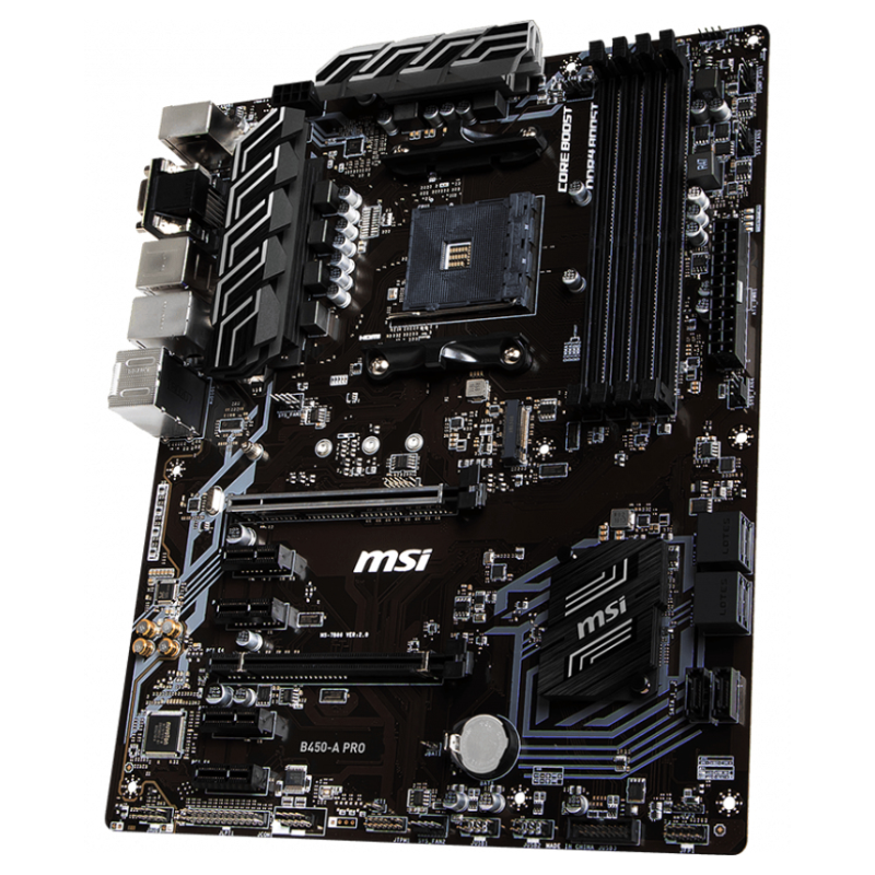 MSI B450-A-PRO AMD B450 Zócalo AM4 ATX