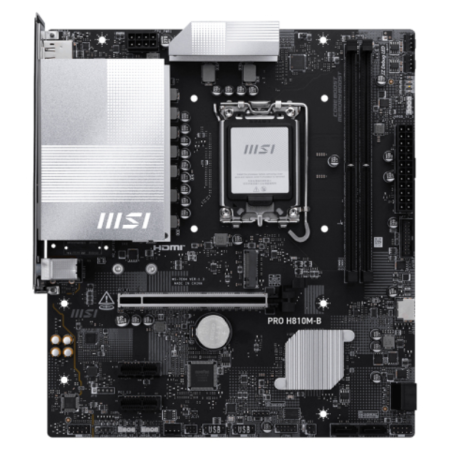 MSI PRO H810M-B placa base Intel H810 LGA 1851 (Socket V1) micro ATX