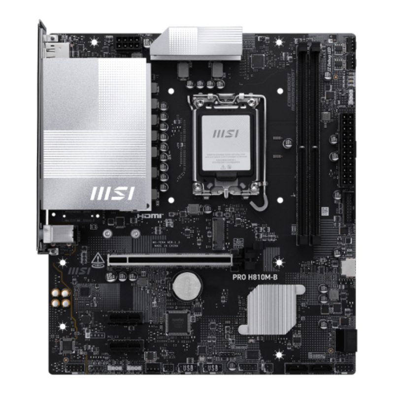 MSI PRO H810M-B placa base Intel H810 LGA 1851 (Socket V1) micro ATX