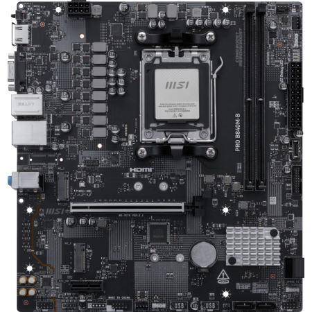 MSI PRO B840M-B placa base AMD B840 Zócalo AM5 micro ATX