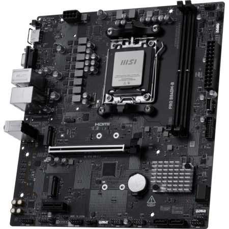 MSI PRO B840M-B placa base AMD B840 Zócalo AM5 micro ATX